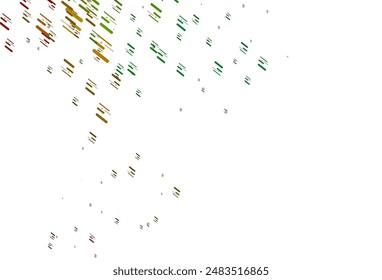 Light Multicolor, Rainbow vector texture with colorful lines. Decorative shining illustration with lines on abstract template. Backdrop for TV commercials.