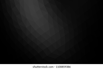 Light Multicolor, Rainbow vector triangle mosaic template. Colorful illustration in abstract style with gradient. The textured pattern can be used for background.