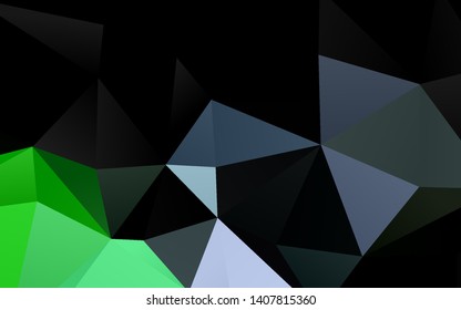 Light Multicolor, Rainbow vector triangle mosaic cover. An elegant bright illustration with gradient. Brand new style for your business design.