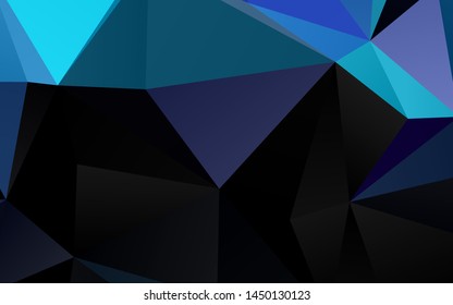 Light Multicolor, Rainbow vector triangle mosaic cover. Geometric illustration in Origami style with gradient. Brand new style for your business design.