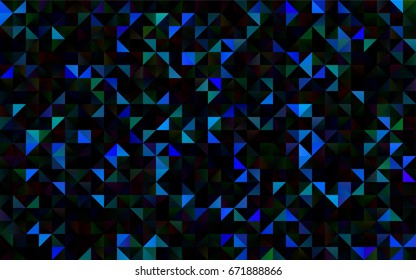 Light Multicolor, Rainbow vector triangle mosaic template. Shining illustration, which consist of triangles. The best triangular design for your business.