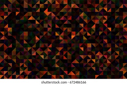 Light Multicolor, Rainbow vector triangle mosaic template. Brand-new colored illustration in blurry style with gradient. The elegant pattern can be used as part of a brand book.