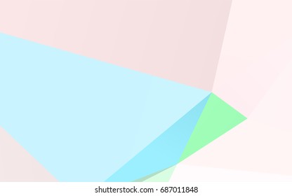 Light Multicolor, Rainbow vector triangle mosaic background. Colorful abstract illustration with gradient. A new texture for your design.