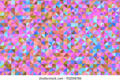 Light Multicolor, Rainbow vector triangle mosaic template. Brand-new colored illustration in blurry style with gradient. The polygonal design can be used for your web site.