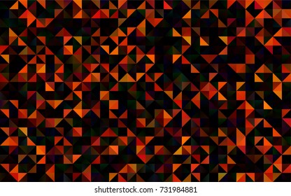 Light Multicolor, Rainbow vector triangle mosaic background. A sample with polygonal shapes. The elegant pattern can be used as part of a brand book.