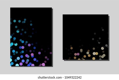 Light Multicolor, Rainbowvector background for presentations. Beautiful colored sample in A4 size. New design for a poster, banner of your website.