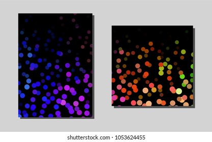 Light Multicolor, Rainbowvector background for presentations. Blurred decorative design in abstract style with textbox. New design for a poster, banner of your website.
