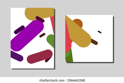 Light Multicolor, Rainbowvector background for presentations. Glitter abstract design concept with text box. The pattern can be used for any ad, booklets.