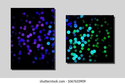 Light Multicolor, Rainbowvector background for presentations. Glitter abstract design concept with text box. New design for a poster, banner of your website.