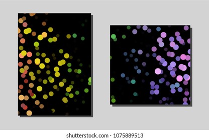 Light Multicolor, Rainbowvector background for presentations. Booklet with textbox on colorful abstract background. New design for a poster, banner of your website.