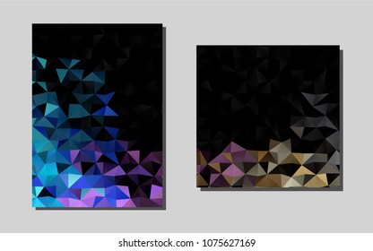 Light Multicolor, Rainbowvector banner for websites. Booklet with textbox on colorful abstract background. The pattern can be used for any ad, booklets.