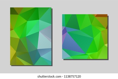 Light Multicolor, Rainbowvector brochure for ui, ux design. Modern abstract design concept with colorful gradient. Completely new template for your brand book.