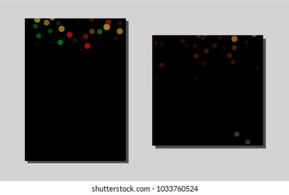 Light Multicolor, Rainbowvector cover for Envelopes. Abstract booklet on colored background with gradient. Completely new template for your brand book.