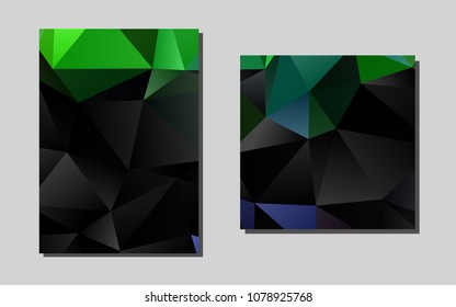 Light Multicolor, Rainbowvector cover for Envelopes. Beautiful colored sample in A4 size. Beautiful design for cover of notepads.