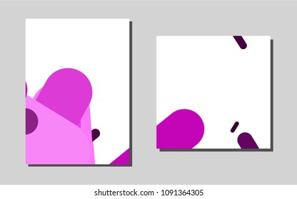 Light Multicolor, Rainbowvector cover for Envelopes. Booklet with textbox on colorful abstract background. Pattern can be used as a template for calendars.