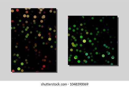 Light Multicolor, Rainbowvector layout for Leaflets. Blurred decorative design in abstract style with textbox. Pattern for beautiful business cards, folders.