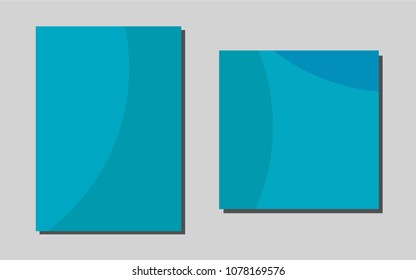 Light Multicolor, Rainbowvector layout for Leaflets. Beautiful colored sample in A4 size. Beautiful design for cover of notepads.