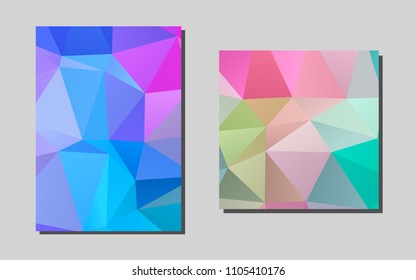 Light Multicolor, Rainbowvector layout for Leaflets. Abstract booklet on colored background with gradient. New design for a poster, banner of your website.
