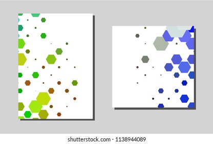 Light Multicolor, Rainbowvector layout for Leaflets. Beautiful colored sample in A4 size. Completely new template for your brand book.