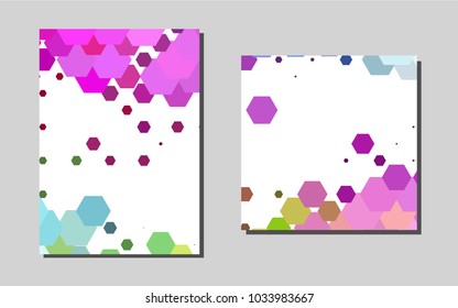 Light Multicolor, Rainbowvector pattern for posters. Web interface on abstract background with colorful gradient. Pattern for beautiful business cards, folders.