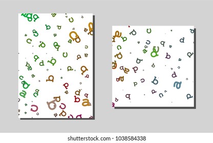 Light Multicolor, Rainbowvector pattern for posters. Modern abstract design concept with colorful gradient. New design for a poster, banner of your website.