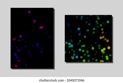 Light Multicolor, Rainbowvector pattern for posters. Modern abstract design concept with colorful gradient. Pattern for beautiful business cards, folders.