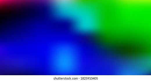 Light multicolor vector abstract blur pattern. Colorful gradient abstract illustration in blur style. Wallpaper for your web apps.