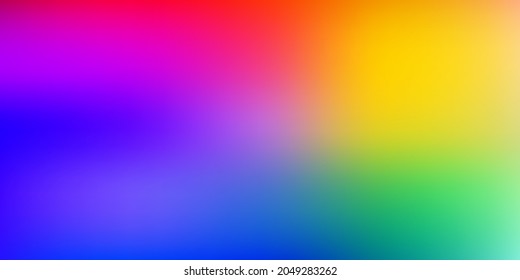 Light multicolor vector abstract blur template. Colorful illustration with gradient in abstract style. Best choice for your design.