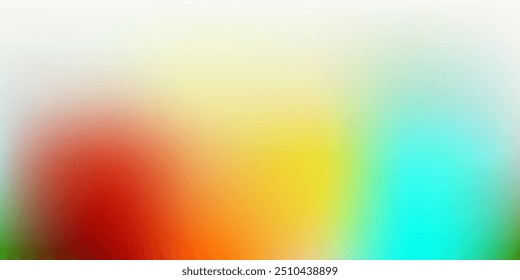 Padrão de desfoque abstrato de vetor multicolor claro. Ilustração de desfoque colorido brilhante em estilo abstrato. Plano de fundo para web designers.