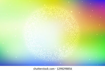 Light Multicolor vector abstract blurred background. Creative illustration in halftone style with gradient. Completely new design for your business.