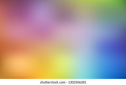 Light Multicolor vector abstract blurred background. New colored illustration in blur style with gradient. New way of your design.