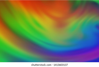 Light Multicolor vector abstract blurred layout. Creative illustration in halftone style with gradient. New way of your design.