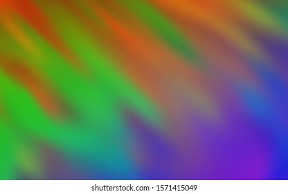 Light Multicolor vector abstract blurred layout. Glitter abstract illustration with gradient design. Completely new design for your business.