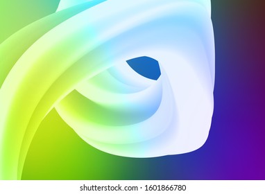 Light Multicolor vector abstract blurred background. Creative illustration in halftone style with gradient. Background for a cell phone.