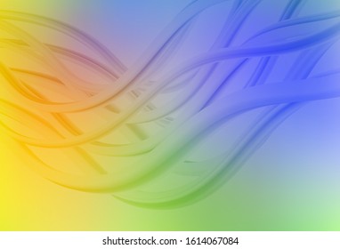 Light Multicolor vector abstract blurred background. Shining colorful illustration in smart style. Background for a cell phone.
