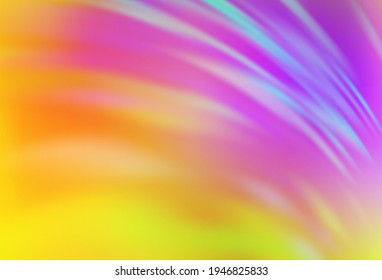 Light Multicolor vector abstract blurred layout. An elegant bright illustration with gradient. Background for a cell phone.