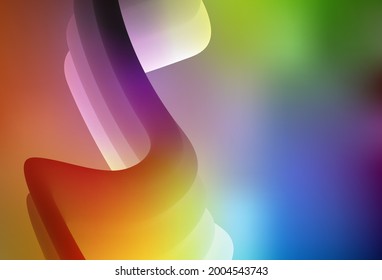 Light Multicolor vector abstract blurred layout. Shining colored illustration in smart style. New design for your business.
