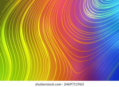 Light Multicolor vector abstract blurred background. Creative illustration in halftone style with gradient. The best blurred design for your business.