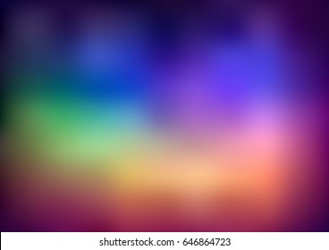 Light Multicolor vector abstract blurred background. Creative illustration in halftone style with gradient. Brand-new style for your business design.