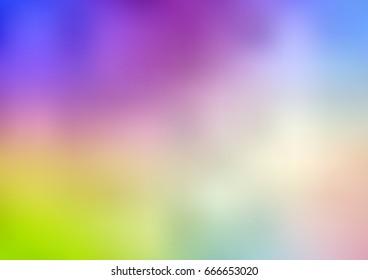 Light Multicolor vector abstract blurred template. A vague abstract illustration with gradient. The best blurred design for your business.