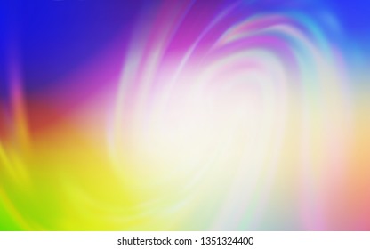 Light Multicolor vector abstract bright template. Creative illustration in halftone style with gradient. Elegant background for a brand book.