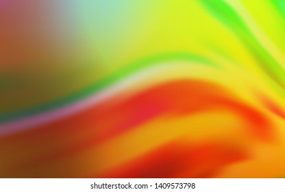 Light Multicolor vector abstract bright template. An elegant bright illustration with gradient. Blurred design for your web site.