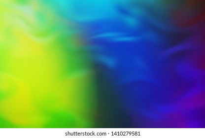 Light Multicolor vector abstract bright pattern. New colored illustration in blur style with gradient. The best blurred design for your business.