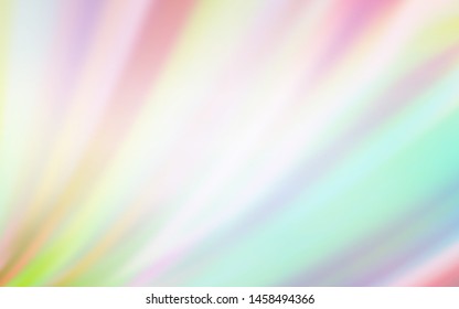 Light Multicolor vector abstract bright template. Colorful illustration in abstract style with gradient. Blurred design for your web site.