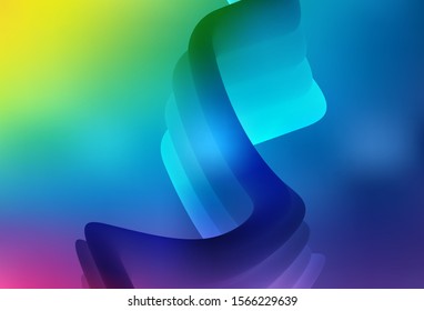 Light Multicolor vector abstract bright texture. An elegant bright illustration with gradient. Completely new design for your business.