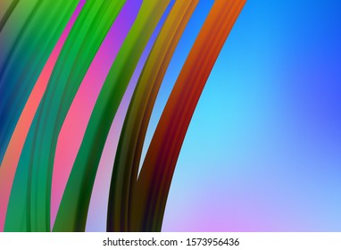 Light Multicolor vector abstract bright template. New colored illustration in blur style with gradient. Elegant background for a brand book.