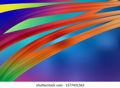 Light Multicolor vector abstract bright template. Modern abstract illustration with gradient. Elegant background for a brand book.