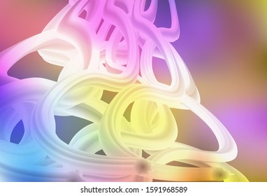 Light Multicolor vector abstract bright template. Colorful abstract illustration with gradient. Background for a cell phone.