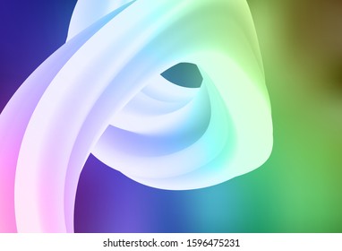 Light Multicolor vector abstract bright template. Shining colorful illustration in smart style. New design for your business.