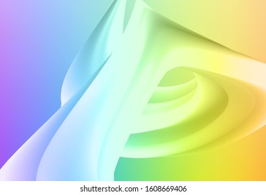 Light Multicolor vector abstract bright pattern. Colorful illustration in abstract style with gradient. Elegant background for a brand book.